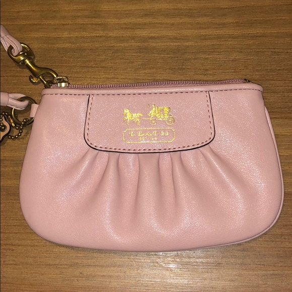 Coach Handbags - Light Pink Coach Wristlet